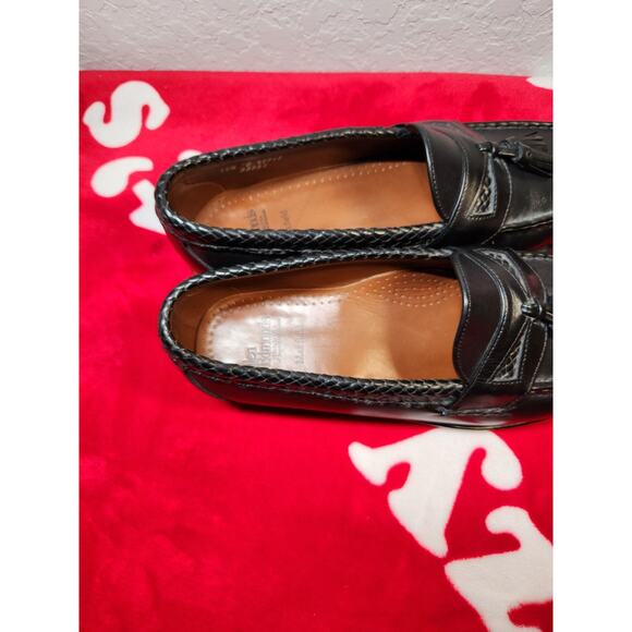 Allen Edmonds Maxfield Black Leather Tassel Loafers Men’s Size 11.5 main image 4
